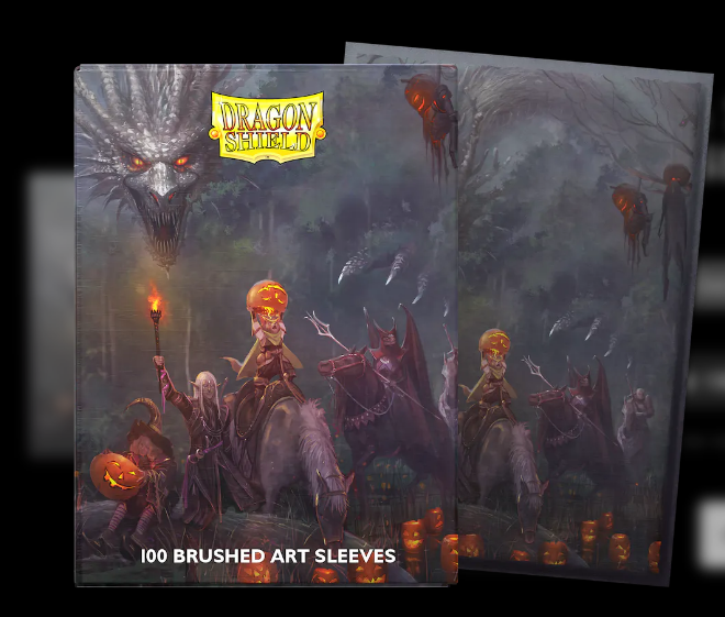 Dragon Shield Sleeves Standard Size Brushed Art Halloween Dragon 2022 100 Ct ATM12079