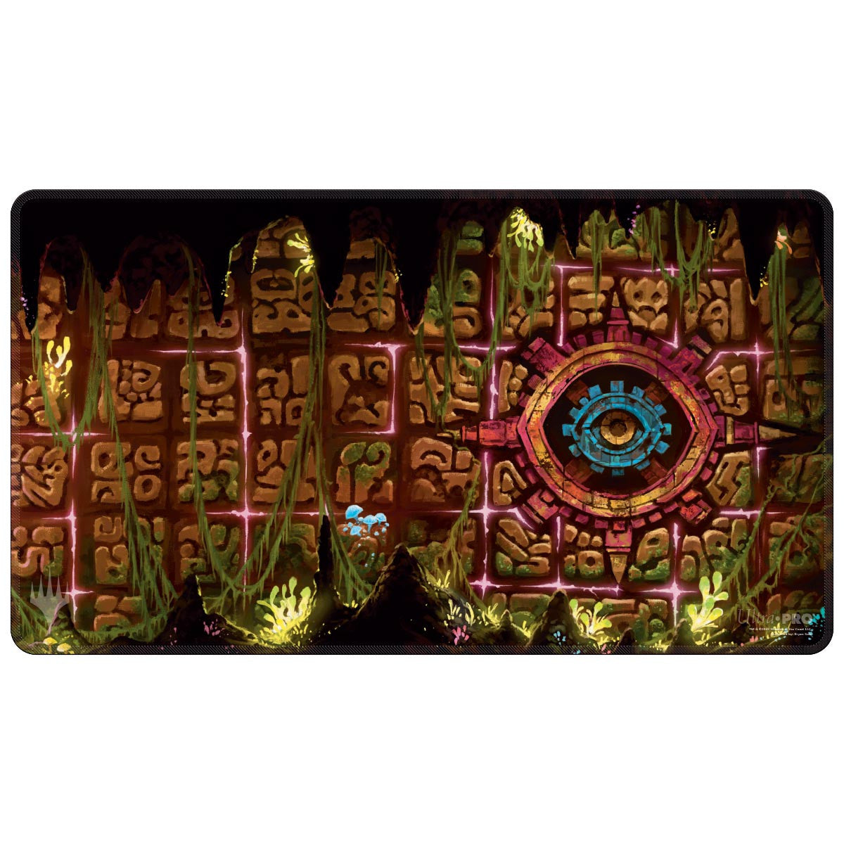 Ultra PRO MTG The Lost Caverns of Ixalan Ixalan Ruins Holofoil Playmat for Magic The Gathering Use as Oversize Mouse Pad Desk Mat Gaming Playmat TCG Card Game Playmat Protect Cards