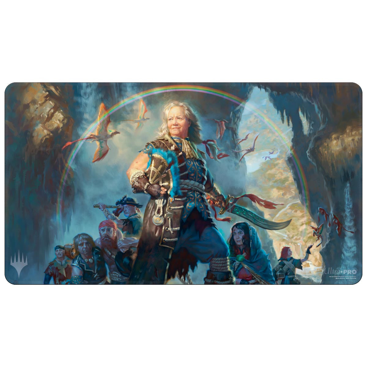 Ultra PRO MTG The Lost Caverns of Ixalan Admiral Brass Unsinkable Playmat for Magic The Gathering Use as Oversize Mouse Pad Desk Mat Gaming Playmat TCG Card Game Playmat Protect Cards