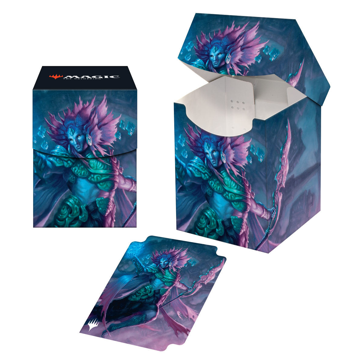 Ultra Pro MTG The Lost Caverns of Ixalan 100+ Card Deck Box Hakbal of the Surging Soul for Magic The Gathering Protect & Store Commander MTG Decks Collectible Card Storage