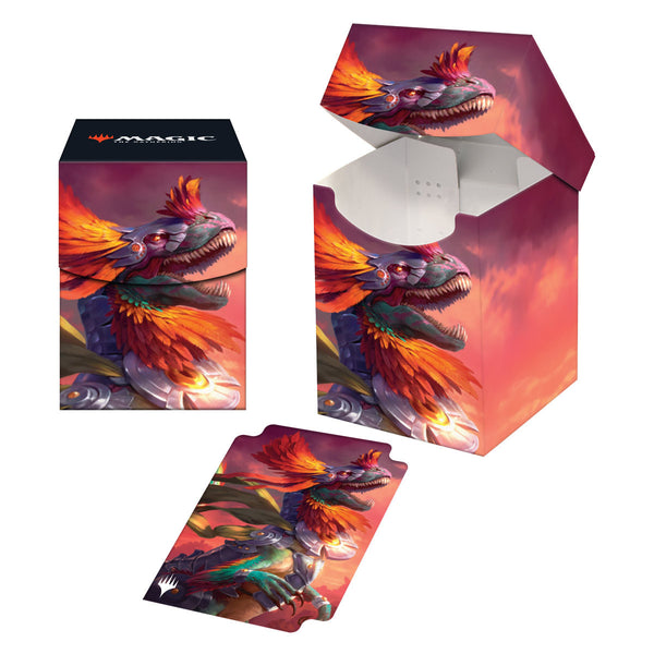 Ultra Pro MTG The Lost Caverns of Ixalan 100+ Card Deck Box Pantlaza SunFavored for Magic The Gathering Protect & Store Commander MTG Decks Collectible Card Storage