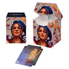Ultra Pro MTG The Lost Caverns of Ixalan 100+ Card Deck Box Saheeli the Sunâ€™s Brilliance for Magic The Gathering Protect & Store Commander MTG Decks Collectible Card Storage