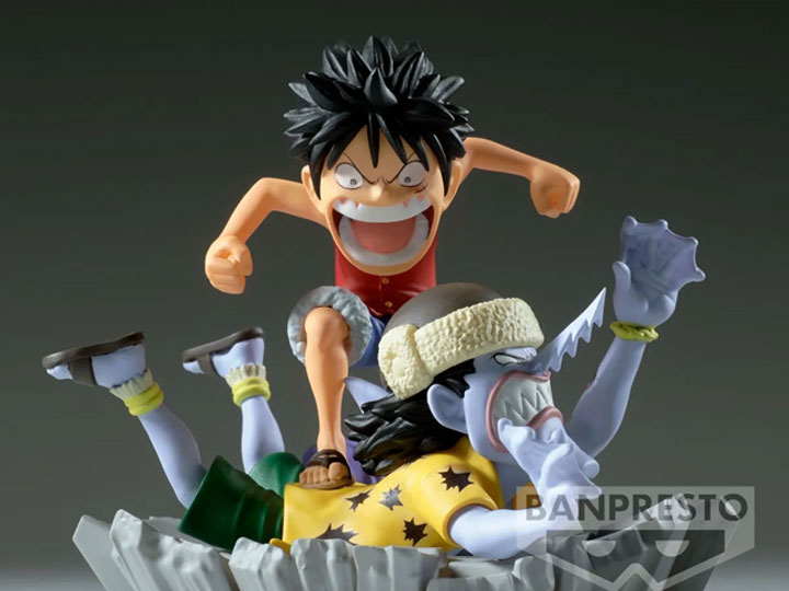 Monkey D. Luffy VS Arlong "One Piece", Bandai Spirits World Collectable Figure Log Stories