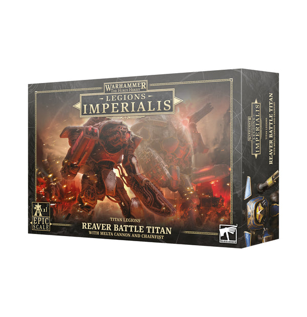 Games Workshop Horus Heresy Legions Imperialis Reaver Titan With Melta Cannon and Chainfist Plastic Box 03-23