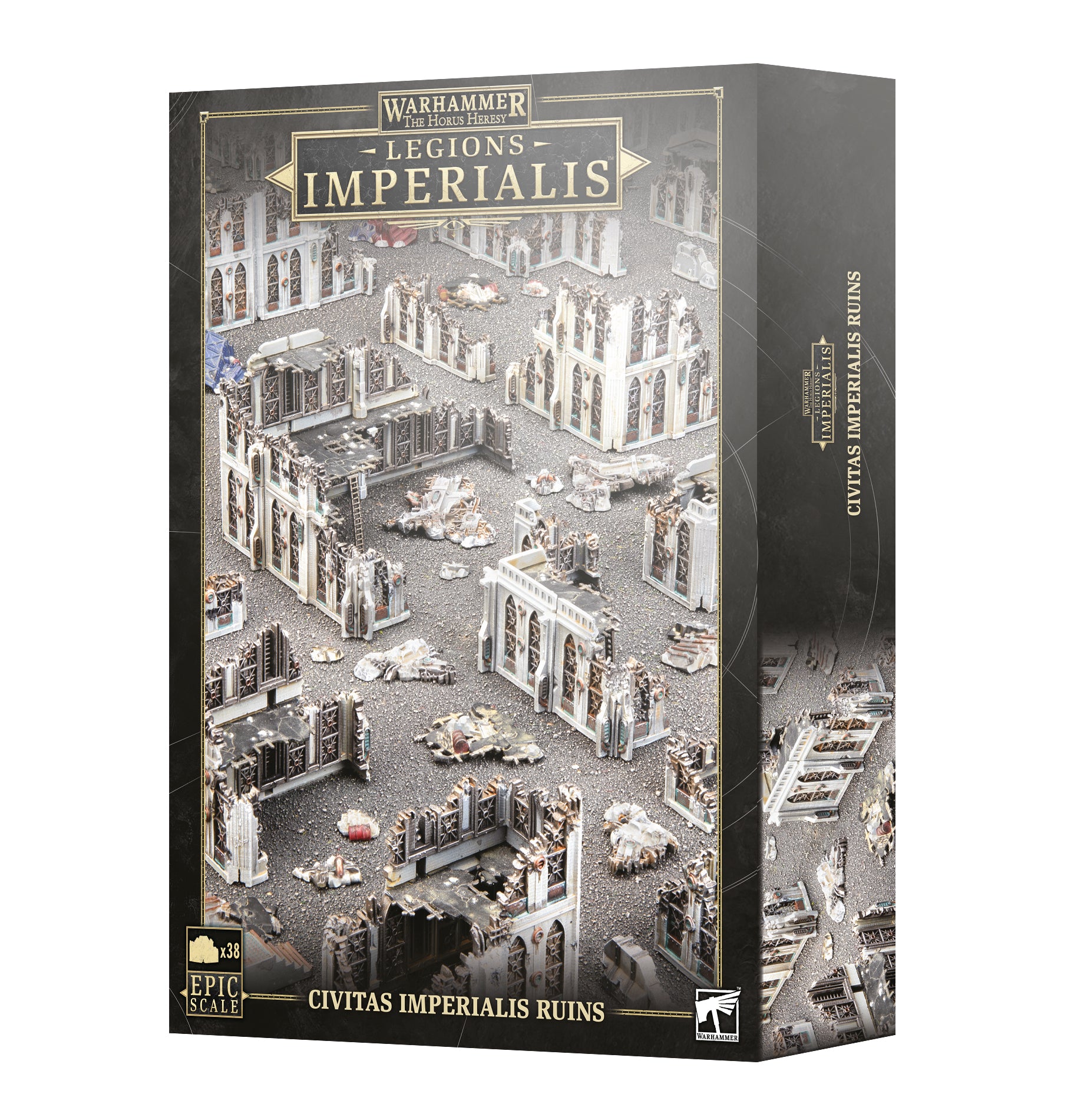 Games Workshop Horus Heresy Legions Imperialis Civitas Imperialis Ruined Buildings Plastic Box 03-46