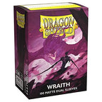 Dragon Shield Sleeves Standard Size Dual Matte Wraith Alaric Chaos Wraith 100 Ct 2 Packs ATM15056K1