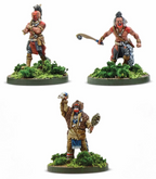 Mythic Earth Tribal Nations Sachem Warlord 3 Metal Miniature Figures Set MSMA02