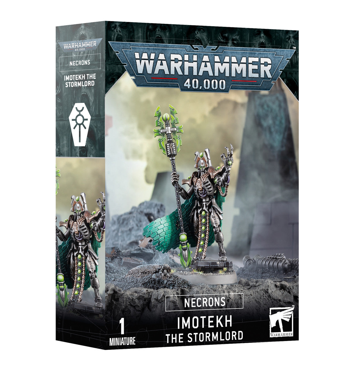 Games Workshop Warhammer 40K Necrons Imotekh The Stormlord Plastic Box 49-63