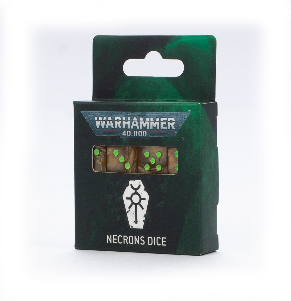 Games Workshop Warhammer 40K Necrons Dice Set Hobby Product 2023 Edition 49-47