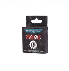 Games Workshop Warhammer 40K Adeptus Mechanicus Dice Set Hobby Product 2023 Edition 59-07