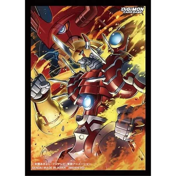 Digimon TCG: Official Sleeves (2023) Set 1 Shine Greymon (Single Pack)