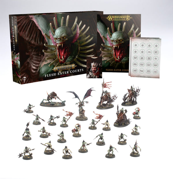 Games Workshop Warhammer Age of Sigmar Flesh-Eater Courts Army Set English Core Game 91-44