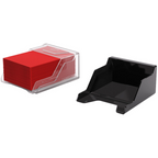 Gamegenic Bastion 50+ Xl Black / Clear Secure Deck Box Sleeved Cards With Compact Design GGS22028ML
