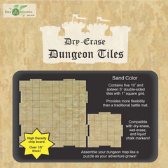Role for Initiative R4i Dungeon Tiles Dry Erase Dungeon Tiles Sand Color - Combo Pack SW