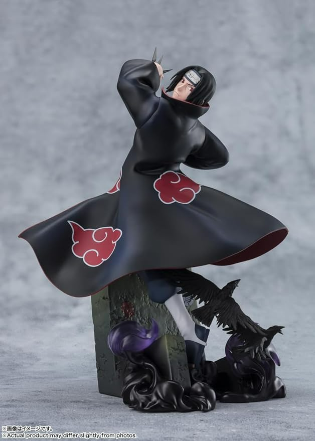 Tamashii Nations Naruto Shippuden Extra Battle Itachi Uchiha The Light & Dark of The Mangekyo Sharingan Bandai Spirits Figuarts ZERO Collectible Figure