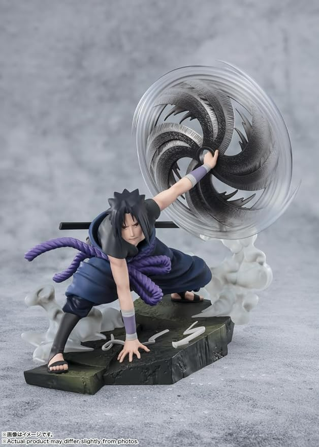 Tamashii Nations Naruto Shippuden Extra Battle Sasuke Uchiha The Light & Dark of The Mangekyo Sharingan Bandai Spirits Figuarts ZERO Collectible Figure BAS66112