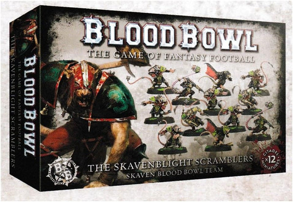 Games Workshop Blood Bowl Team The Game of Fantasy Football The Skaven blight Scramblers Miniature 200-11