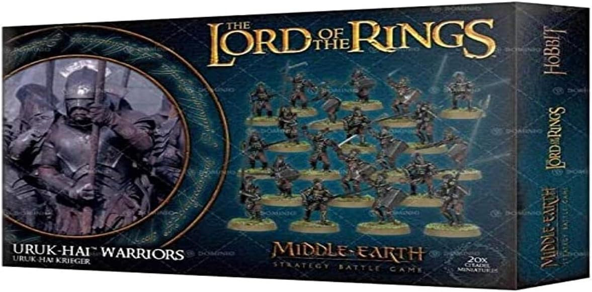 Games Workshop Middle Earth The Lord of the Rings Strategy Battle Game Uruk-hai Warriors 30-29