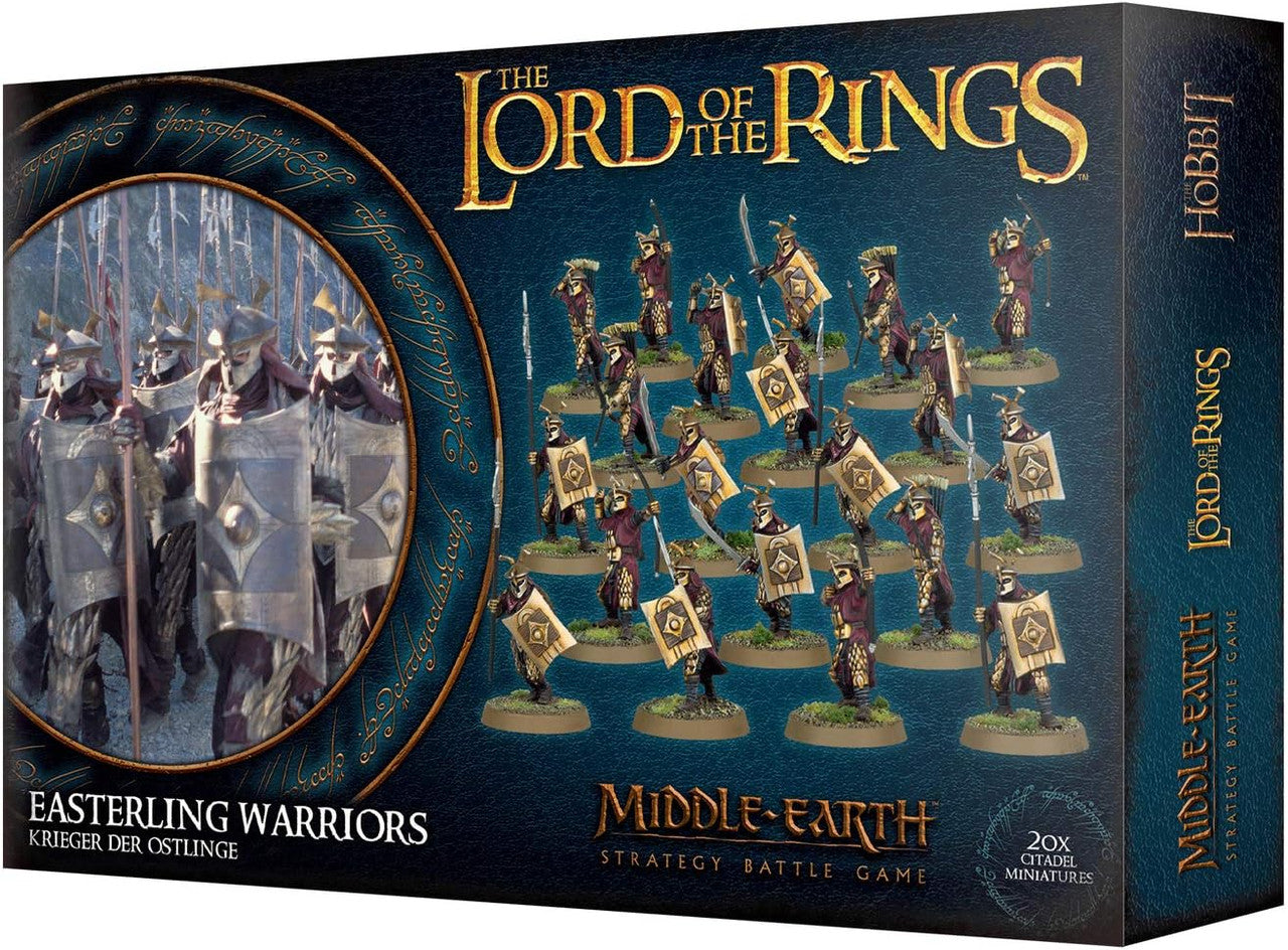 Games Workshop Middle Earth The Lord of the Rings Strategy Battle GameThe Hobbit Easterling Warriors Miniature 30-31