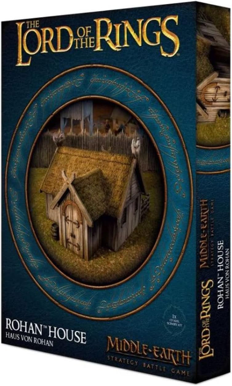 Games Workshop Middle Earth The Lord of The Rings Rohan House Miniatures 30-47