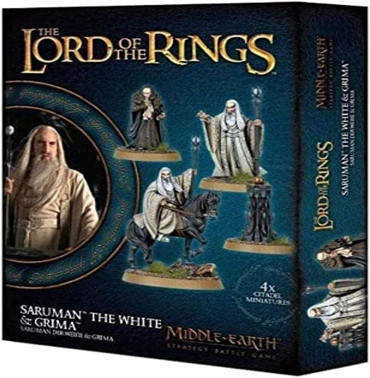 Games Workshop Middle Earth The Lord of the Rings Strategy Battle Game Saruman the White & Grima 30-49