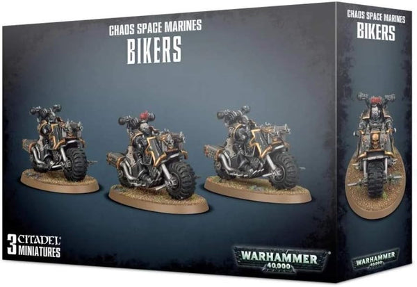 Games Workshop Warhammer 40K Chaos Space Marines Bikers 43-08