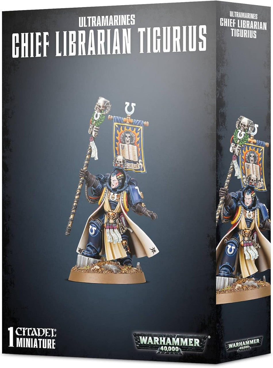 Games Workshop Warhammer 40K Ultramarines Chief Librarian Tigurius Miniature 55-22