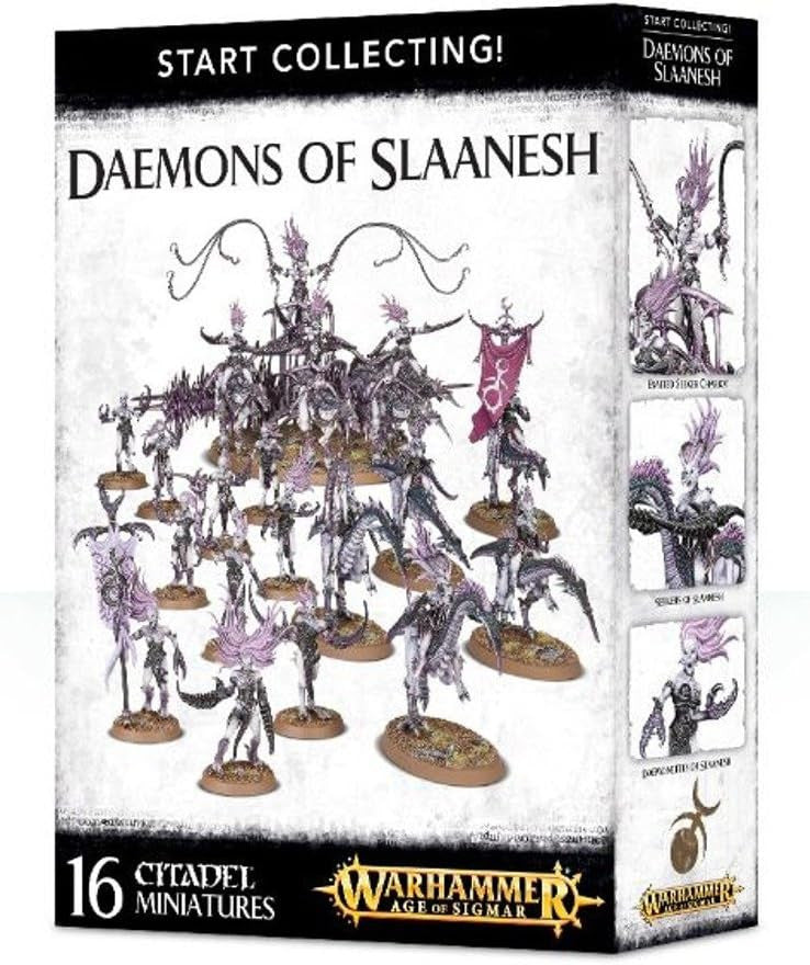 Games Workshop Warhammer Age of Sigmar Start Collecting! Daemons of Slaanesh 70-73