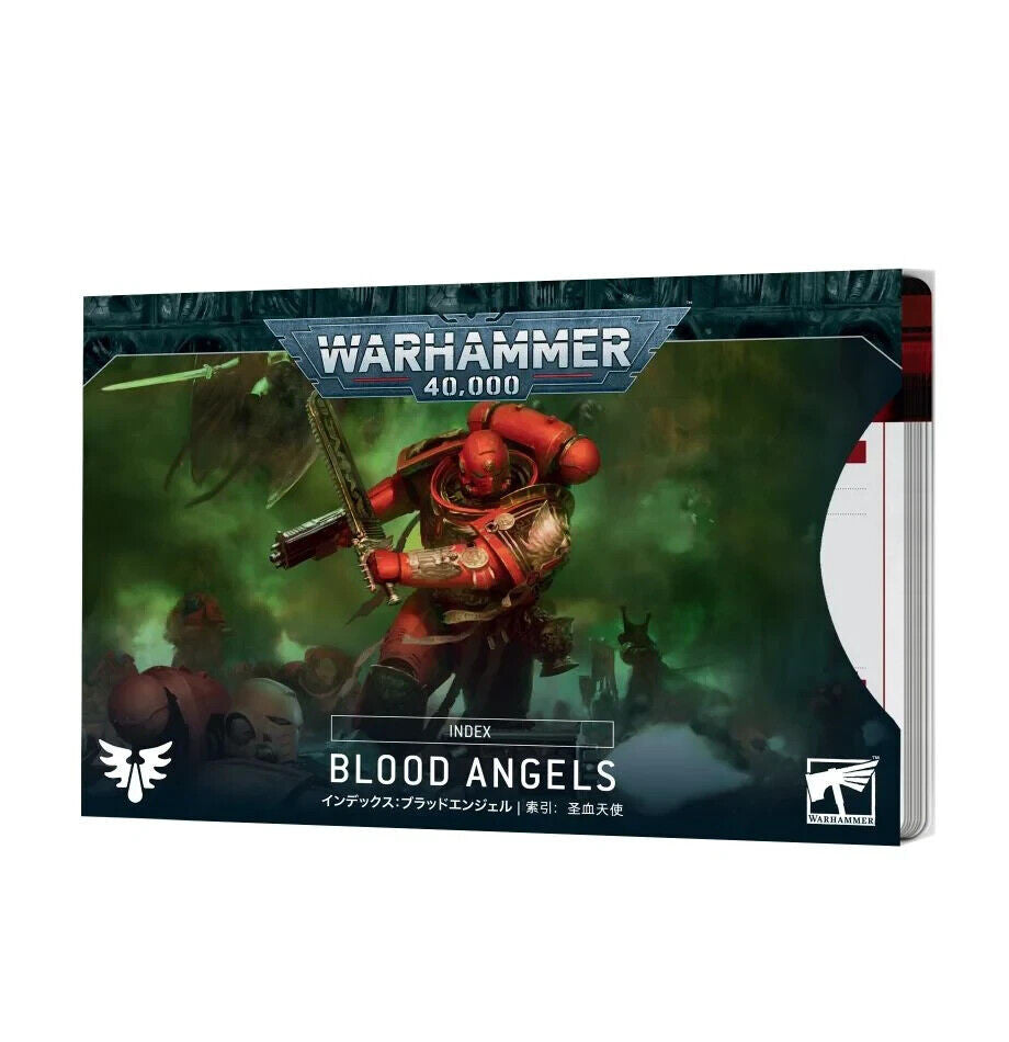 Games Workshop Warhammer 40K Space Marines Index Cards Blood Angels English 72-41