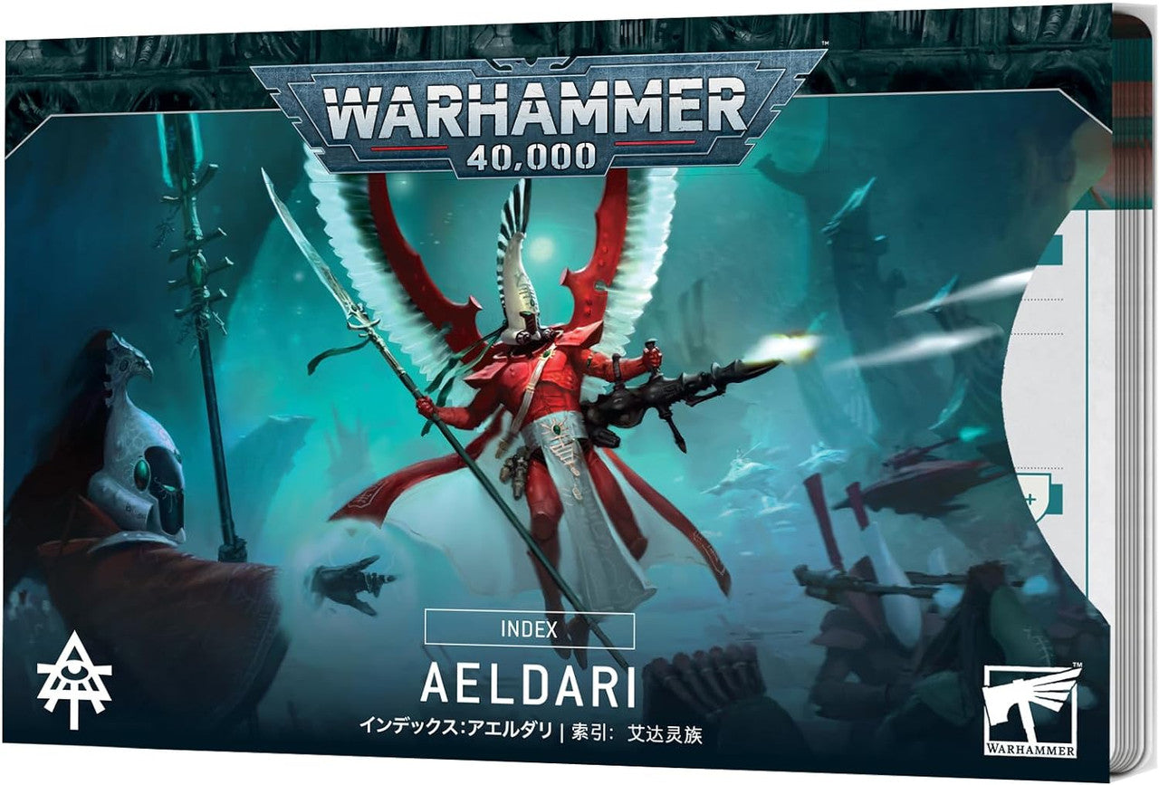 Games Workshop Warhammer 40K Xenos Armies Index Cards Aeldari English 72-46