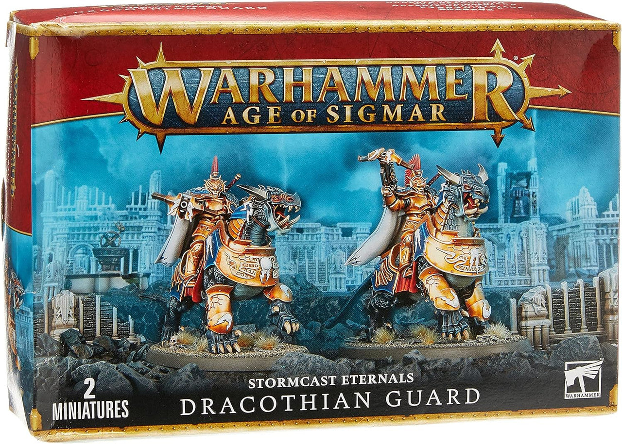 Games Workshop Warhammer Age of Sigmar Stormcast Eternals Dracothian Guard can assembled as Lord-Celestant on Dracoth and Fulminators
Miniature 96-24