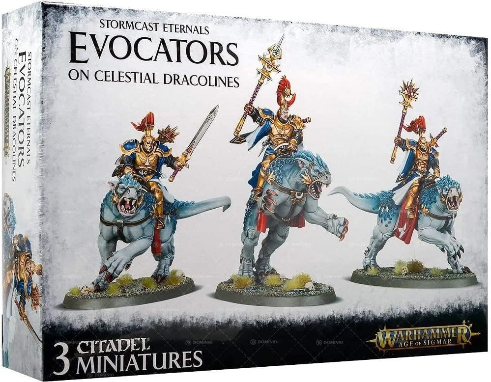 Games Workshop Warhammer Age of Sigmar Stormcast Eternals Evocators on Celestial Dracolines 96-41