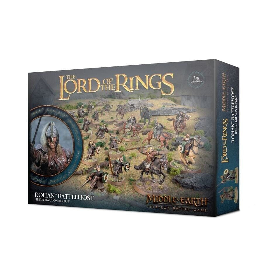 Games Workshop Middle Earth Lord of the Rings Strategy Battle Game Rohan Battlehost 30-74