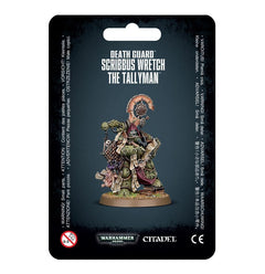 Games Workshop Warhammer 40k Death Guard Scribbus Wretch, The Tallyman Miniature 43-45