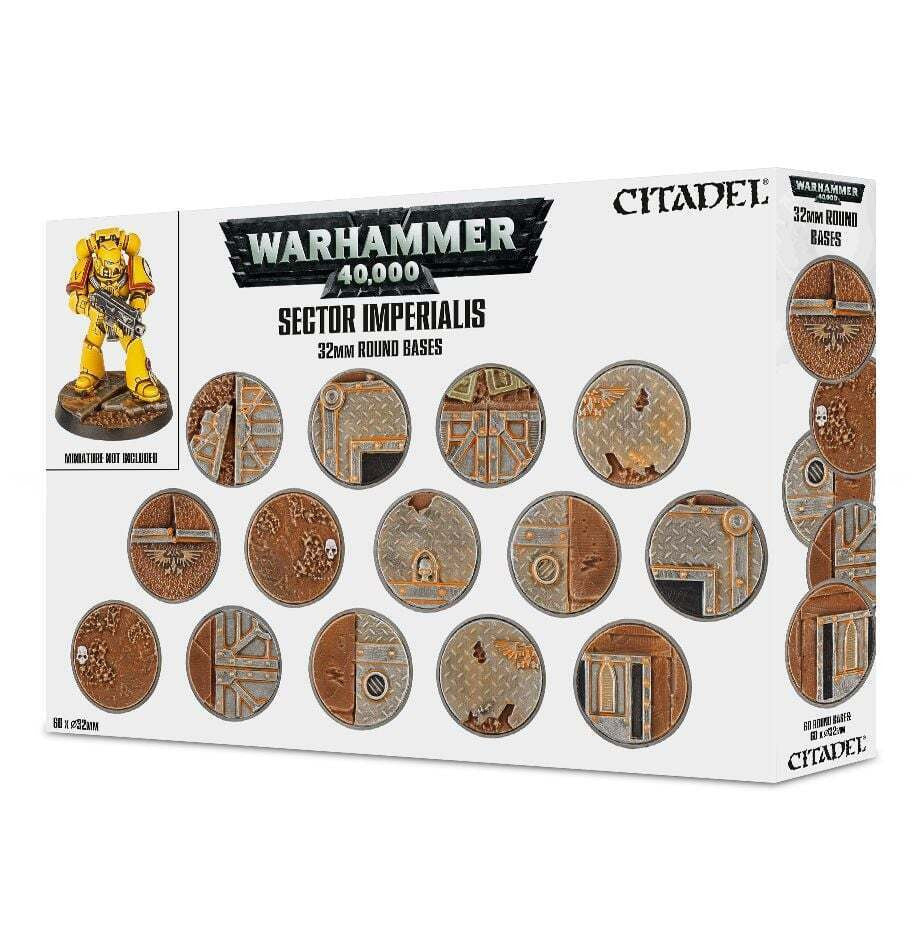 Games Workshop Citadel Sector 32mm Round Bases 66-91