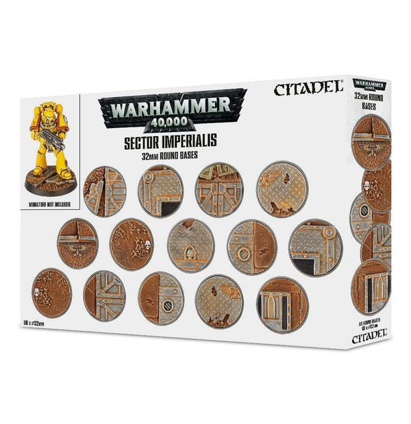Games Workshop Citadel Sector 32mm Round Bases 66-91