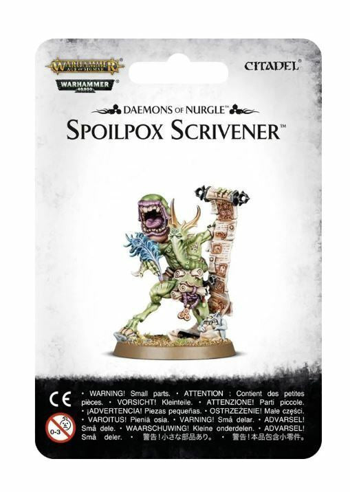 Games Workshop Warhammer 40k and Warhammer Age of Sigmar Maggotkin of Nurgle Spoilpox Scrivener Miniature 83-47