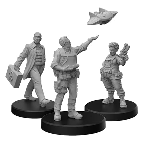 Monster Fight Club Cyberpunk Red Miniatures Bundle: EdgeRunners D, F and G (3 Items)