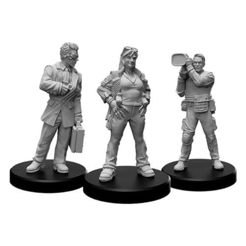 Monster Fight Club Cyberpunk Red Miniatures Bundle: EdgeRunners D, F and G (3 Items)