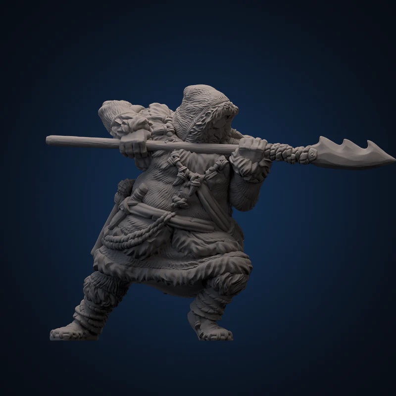 Mythic Earth Tuvaak Master Inuit 3 Metal Miniatures Figures Set MSMA47