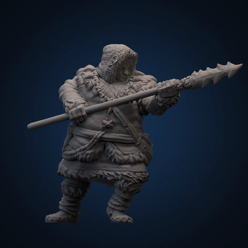 Mythic Earth Tuvaak Master Inuit 3 Metal Miniatures Figures Set MSMA47