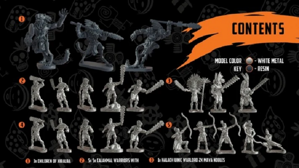 Mythic Earth Maya Starter Force Models Miniature Box Set