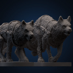 Mythic Earth Qimmiq Qamutiik Inuit 1X Resin Miniatures And 5X Metal Miniatures MSMA55