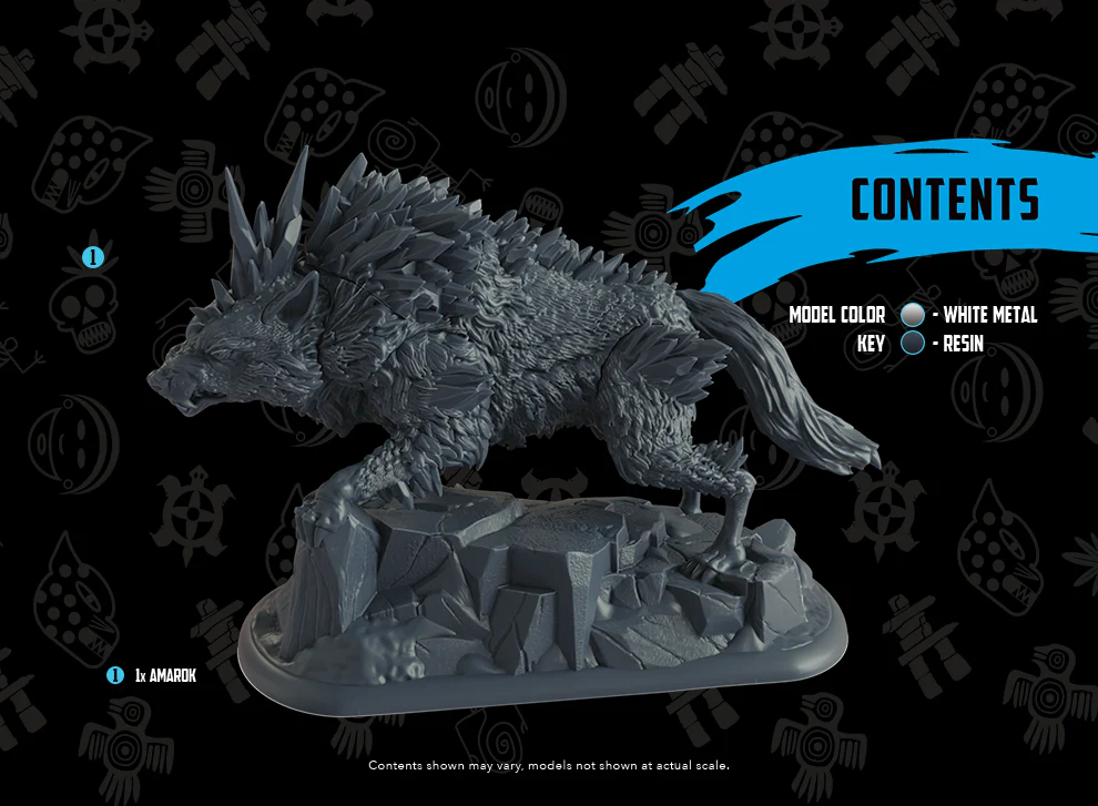 Mythic Earth Amarok Inuit 1 Monstrous Miniatures Figure MSMA57
