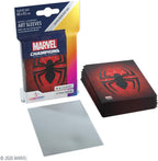 Gamegenic Marvel Champions The Card Game Official Spider Man Art Sleeves Pack of 50 Art Sleeves and 1 Clear Sleeve Card Game Holder G10093