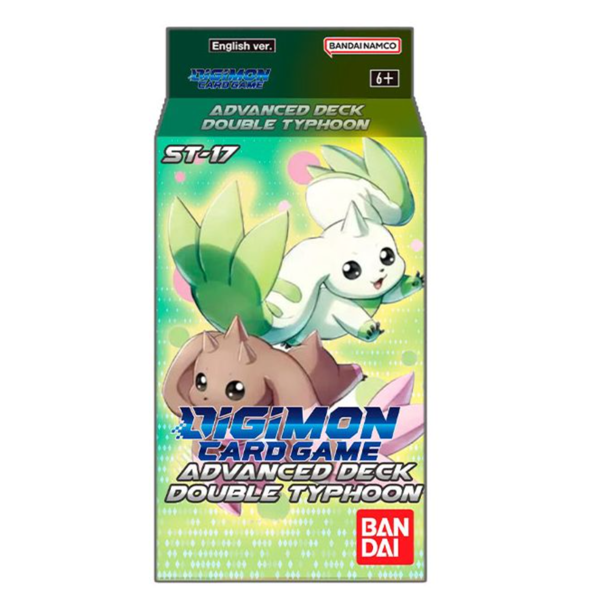 digimon double typhoon card list TCG deck set with Terriermon and Lopmon art card Digimon TCG: Advanced Deck Set