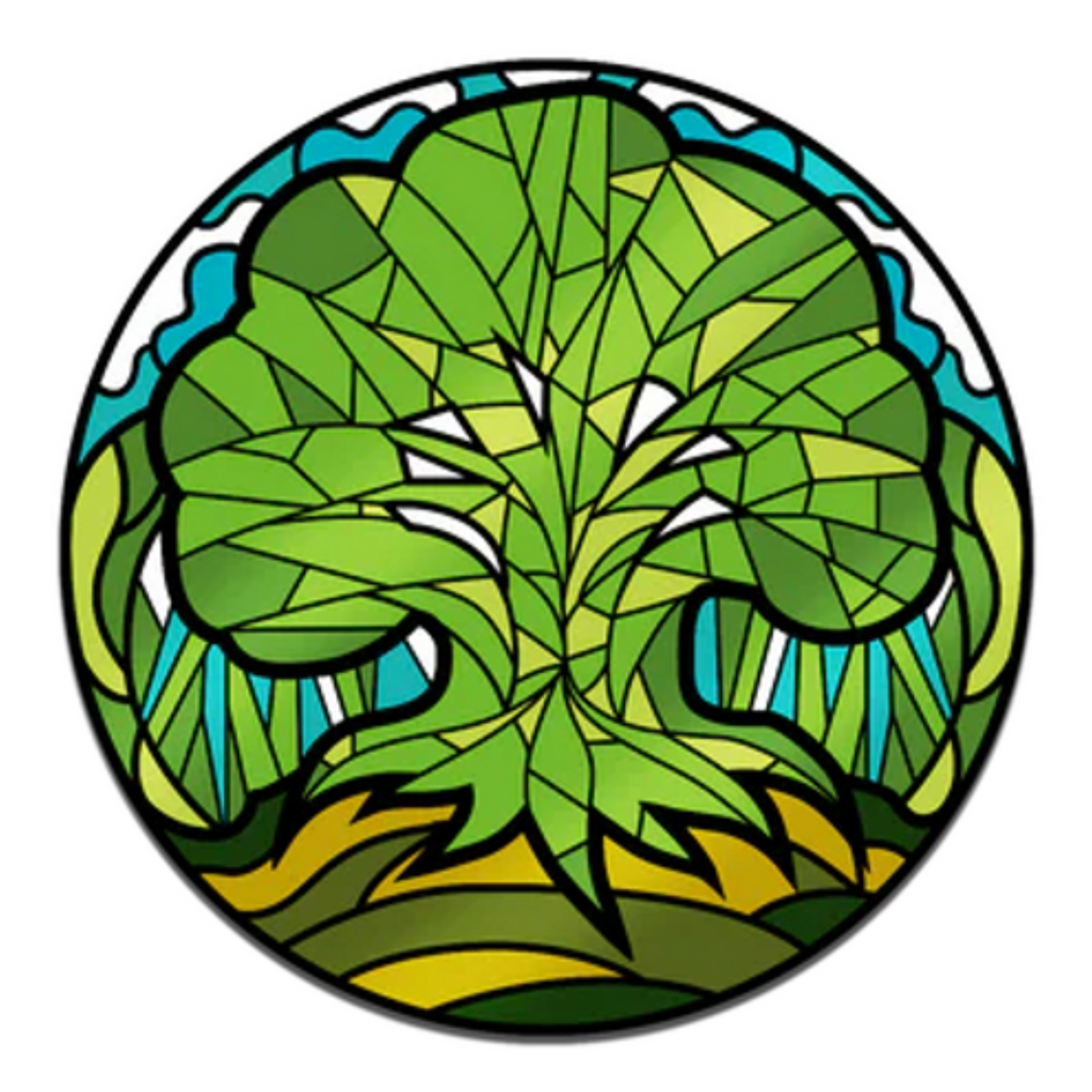 Pinfinity Pin MTG Stained Glass Forest Limited Edition AR Pin Magic The Gathering Collectible PINMTG064