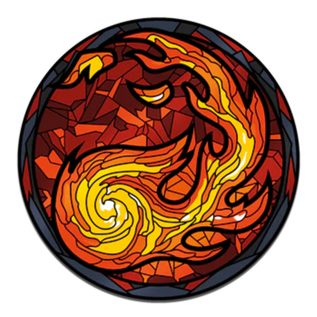 Pinfinity Pin MTG Stained Glass Mountain Limited Edition AR Pin Magic The Gathering Collectible PINMTG063