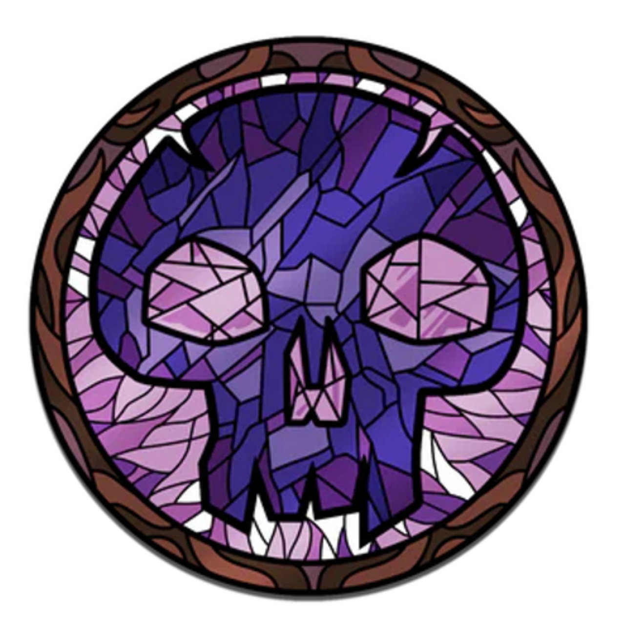 Pinfinity Pin MTG Stained Glass Swamp Limited Edition AR Pin Magic The Gathering Collectible PINMTG062