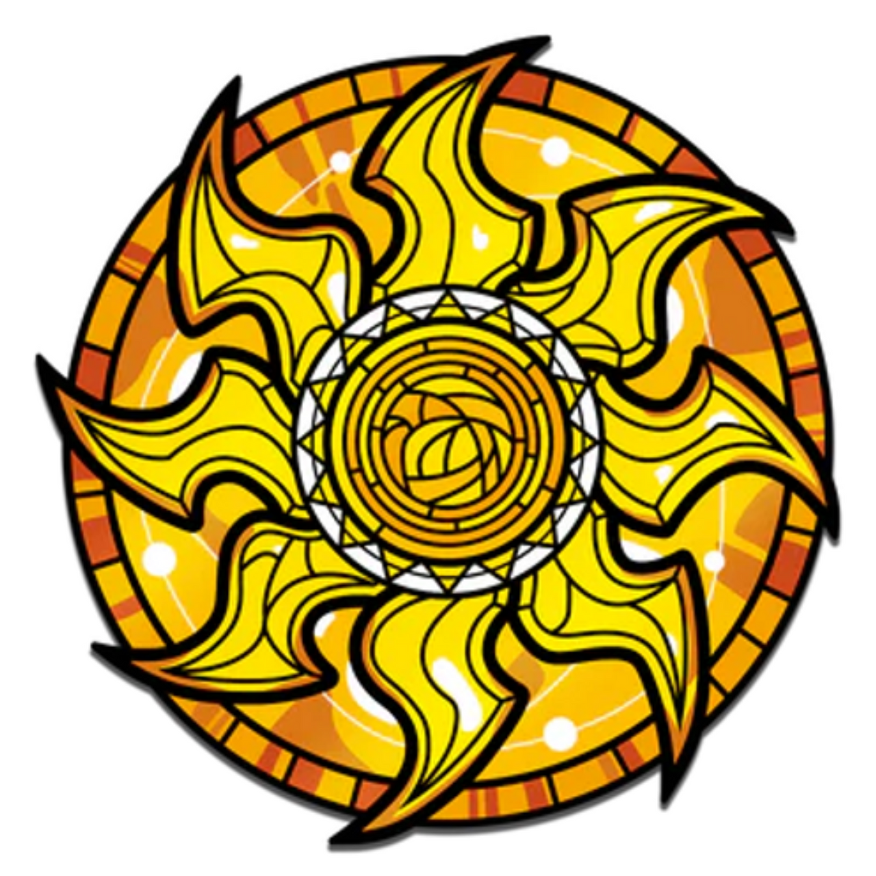 Pinfinity Pin MTG Stained Glass Plains Limited Edition AR Pin Magic The Gathering Collectible PINMTG060